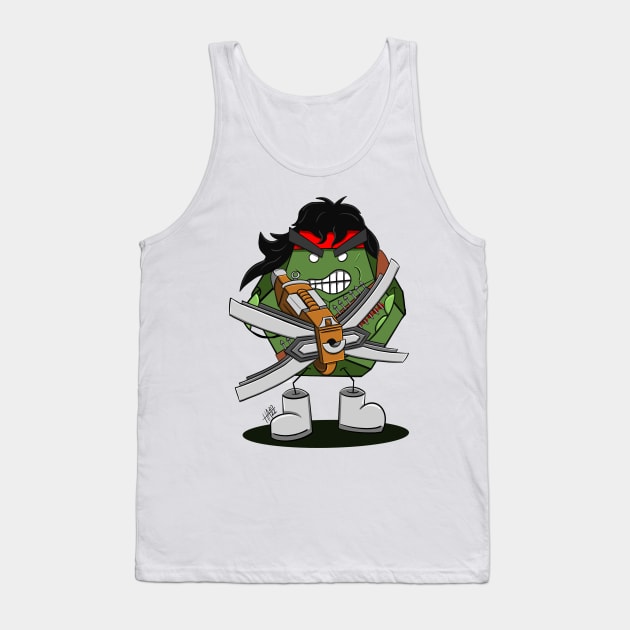 Barbarian/Ranger D12 Tank Top by AlstonArt